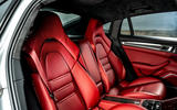 Porsche Panamera e-Hybrid 2020 UK first drive review - rear seats