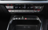 Audi A3 TFSIe 2020 UK first drive review - climate controls