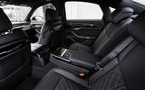 15 Audi A8 TFSIe 2022 first drive review rear seats