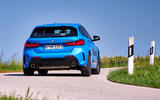 BMW 1 Series M135i 2019 first drive review - cornering rear