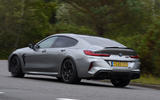 BMW M8 Gran Coupe 2020 UK first drive review - on the road rear