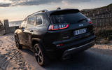 Jeep Cherokee Limited 2018 first drive review static offroad rear