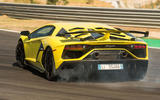 Lamborghini Aventador SVJ 2018 first drive review drift rear