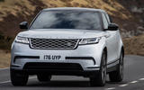 15 Land Rover Range Rover Velar PHEV 2021 UK first drive review on road front