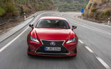 Lexus RC 300h 2019 first drive review - on the road front