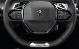 Peugeot 508 Hybrid4 2020 first drive review - steering wheel