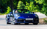 Porsche 911 Turbo S Cabriolet 2020 UK first drive review - on the road front
