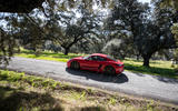 Porsche Cayman T 2019 first drive review - on the road rear