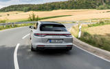 Porsche Panamera GTS Sport Turismo 2020 first drive review - on the road rear
