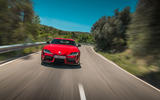 Toyota GR Supra 2019 first drive review - on the road nose