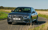 16 Audi A6 TFSIe 2021 UK first drive review cornering