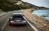 Audi RS E-tron GT 2021 prototype drive - on the road rear