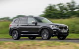 BMW X3 M40i 2018 UK review on the road front