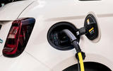 16 Fiat 500e Action 2021 UK FD charging port