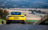 16 Porsche 911 GTS 2021 UK first drive review on road rear
