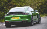 Porsche Panamera GTS 2019 UK first drive review - cornering rear