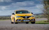 Renault Megane RS 300 Trophy 2019 UK first drive review - cornering front