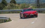 Toyota GR Supra 2019 first drive review - cornering front