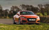 Audi TT Coupe 2019 UK first drive review - cornering front