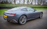 Ferrari Roma 2021 UK first drive review - on the road rear