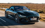 17 Jaguar F Type P450 Convertible 2022 UK first drive review on road front