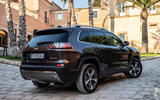 Jeep Cherokee Limited 2018 first drive review static rear
