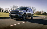 17 Jeep Compass 4xe 2021 UK first drive review on road front