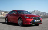 Lexus RC 300h 2019 first drive review - static front