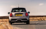 17 Mini Cooper S 2021 UK FD on road rear