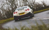 Nissan GT-R Nismo 2020 UK first drive review - cornering rear