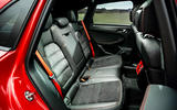 17 Porsche Macan GTS 2021 UK LHD first drive rear seats