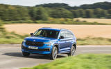 17 Skoda Kodiaq Sportline 2021 UK on road front