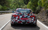 Toyota Supra 2019 prototype first drive review road rear