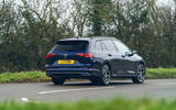 17 VW Golf Estate 2021 UK FD on road rear