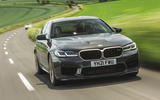 18 BMW M5 CS 2021 UK FD on road front