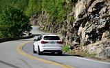 BMW X3 M Competition 2019 first drive review - cornering rear