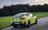 18 BMW X4 M Compeption 2021 first drive review on road rear