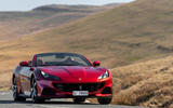 18 Ferrari Portofino M 2021 UK FD cornering