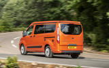 18 Ford Transit Nugget 2021 UK FD on road rear