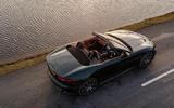 18 Jaguar F Type P450 Convertible 2022 UK first drive review static aerial
