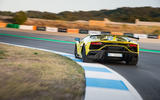 Lamborghini Aventador SVJ 2018 first drive review track cornering rear