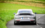Porsche Panamera e-Hybrid 2020 UK first drive review - on the road rear