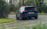 18 VW Golf Estate 2021 UK FD cornering rear