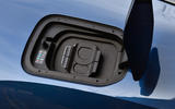 19 BMW iX xDrive40 2021 UK first drive review charging port
