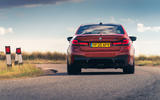 BMW M5 Competition 2020 UK first drive review - on the road rear