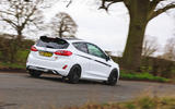 Ford Fiesta ST Mountune m235 2020 first drive review - on the road rear