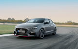 Hyundai i30 Fastback N 2019 first drive review - track drive front
