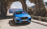 Jaguar F-Pace SVR 2019 first drive review - on the road nose