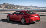 Lexus RC 300h 2019 first drive review - static rear