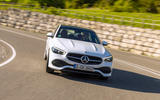 19 Mercedes Benz C Class 2021 FD cornering front
